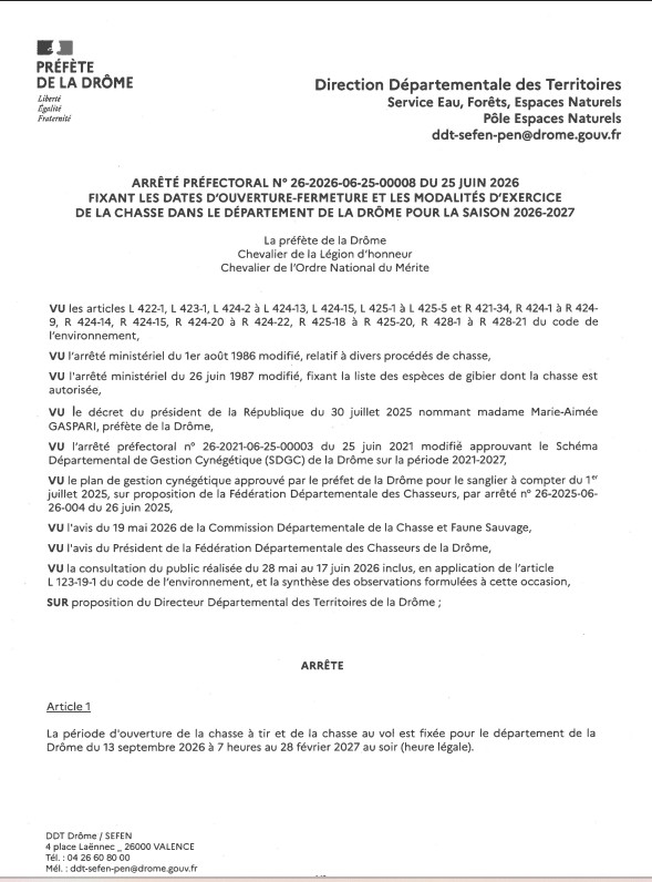 arreter prefectoral page 1