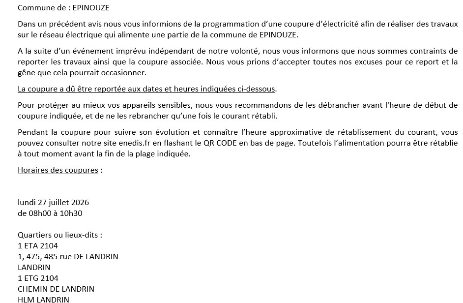 coupure enedis landrin